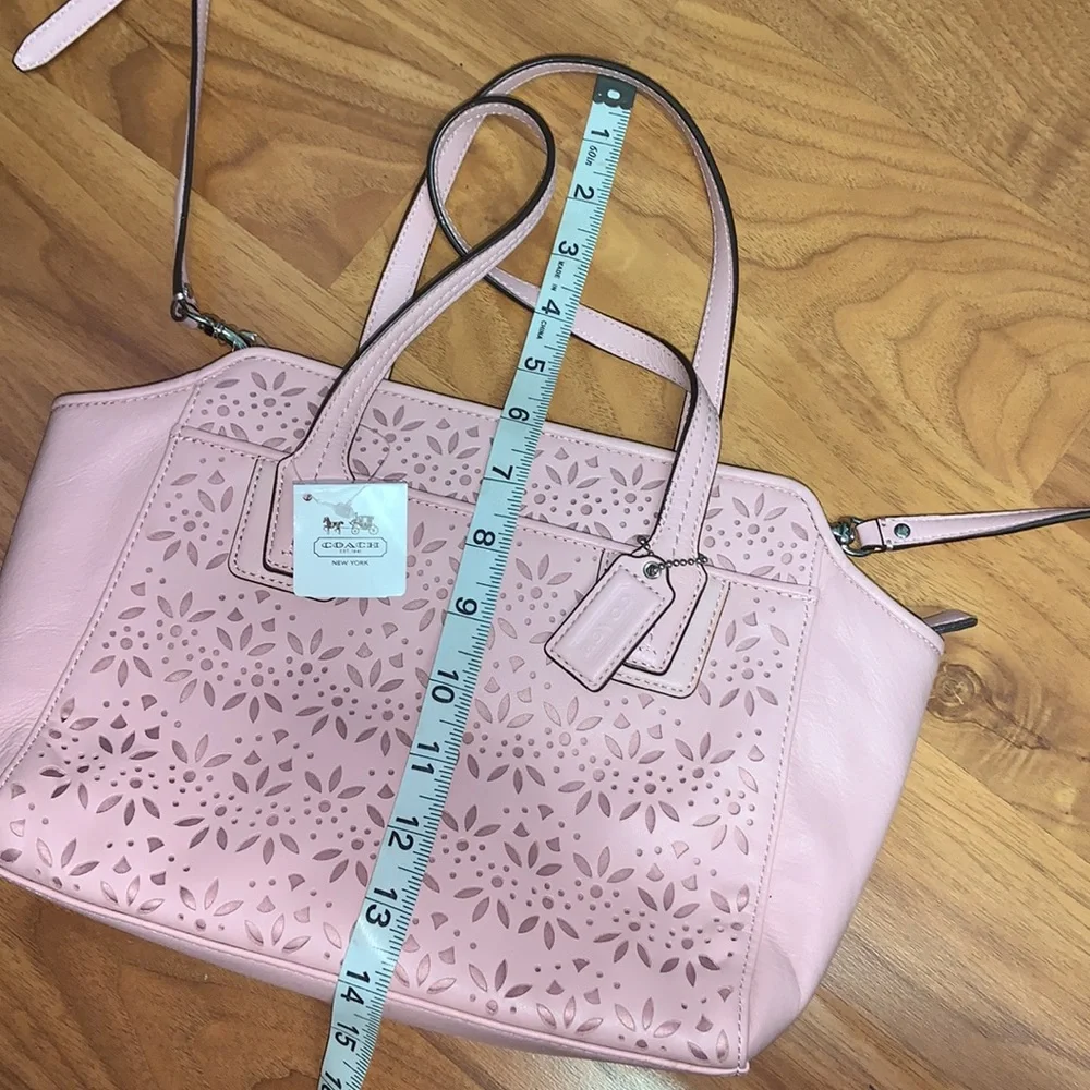 NWT Coach Taylor Eyelet Mini Tote with Crossbody Strap
